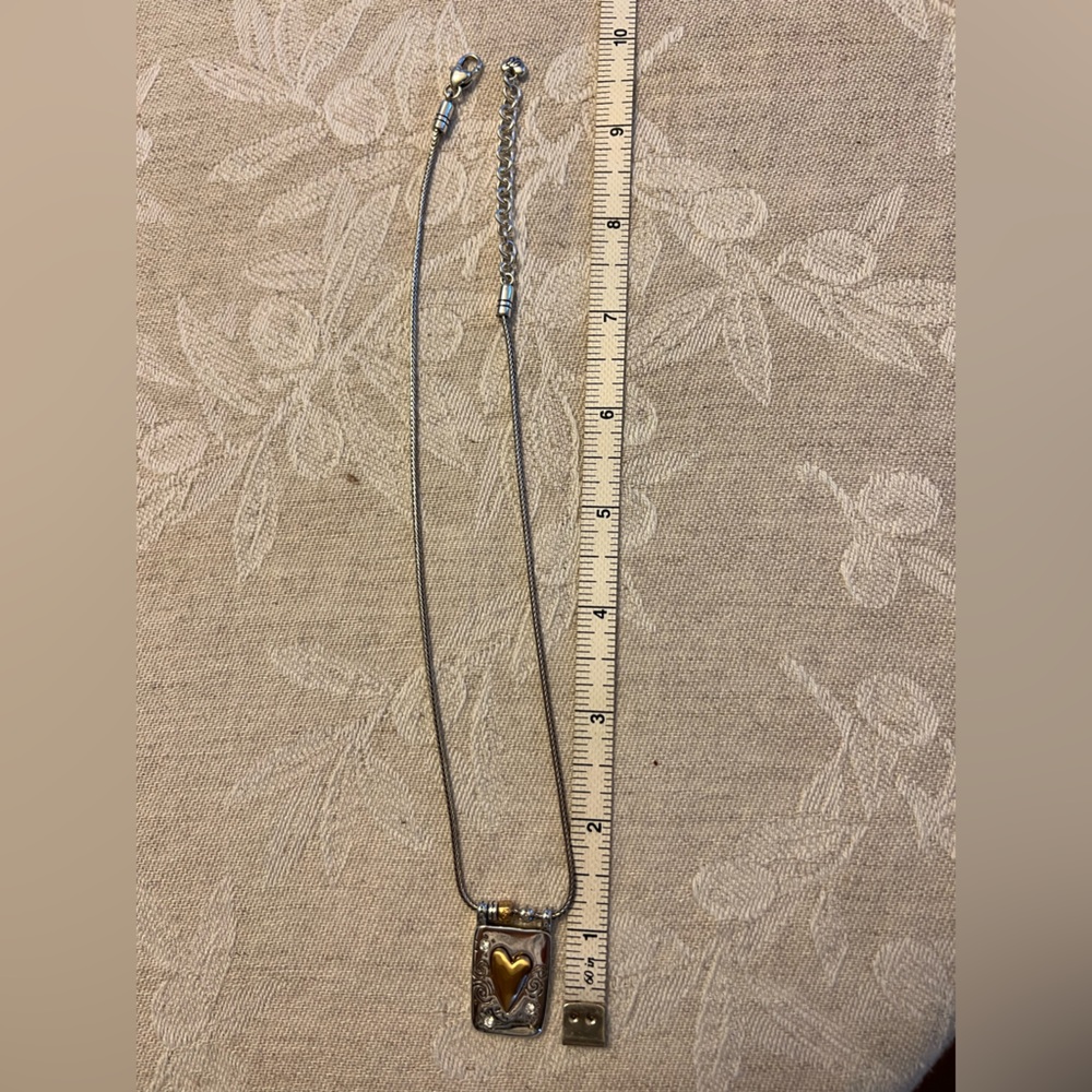 Brighton silver Remember Your Heart necklace